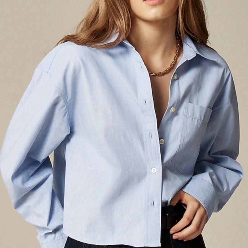 Deluc Light Blue Women's Button-Up Shirt